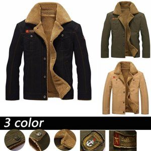 +Size Winter Bomber Air Force Pilot Male Jacket